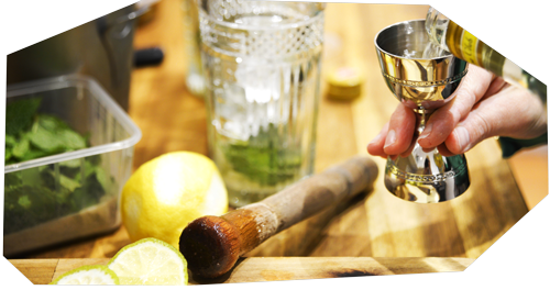 Préparation-mojito-méson-chalut-saint-malo-intramuros-restaurant